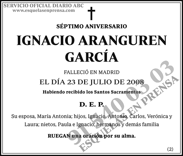 Ignacio Aranguren García
